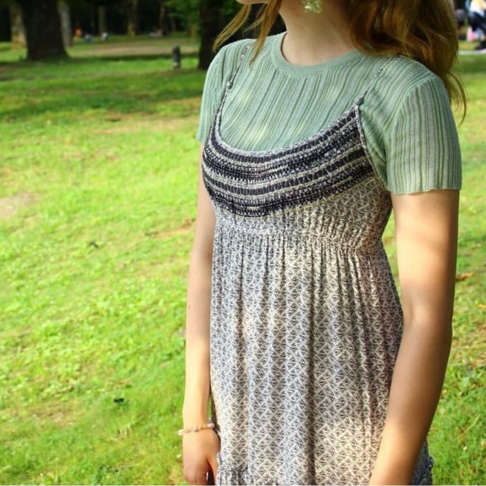Embroidered Lace Tiered Maxi Dress | American Eagle